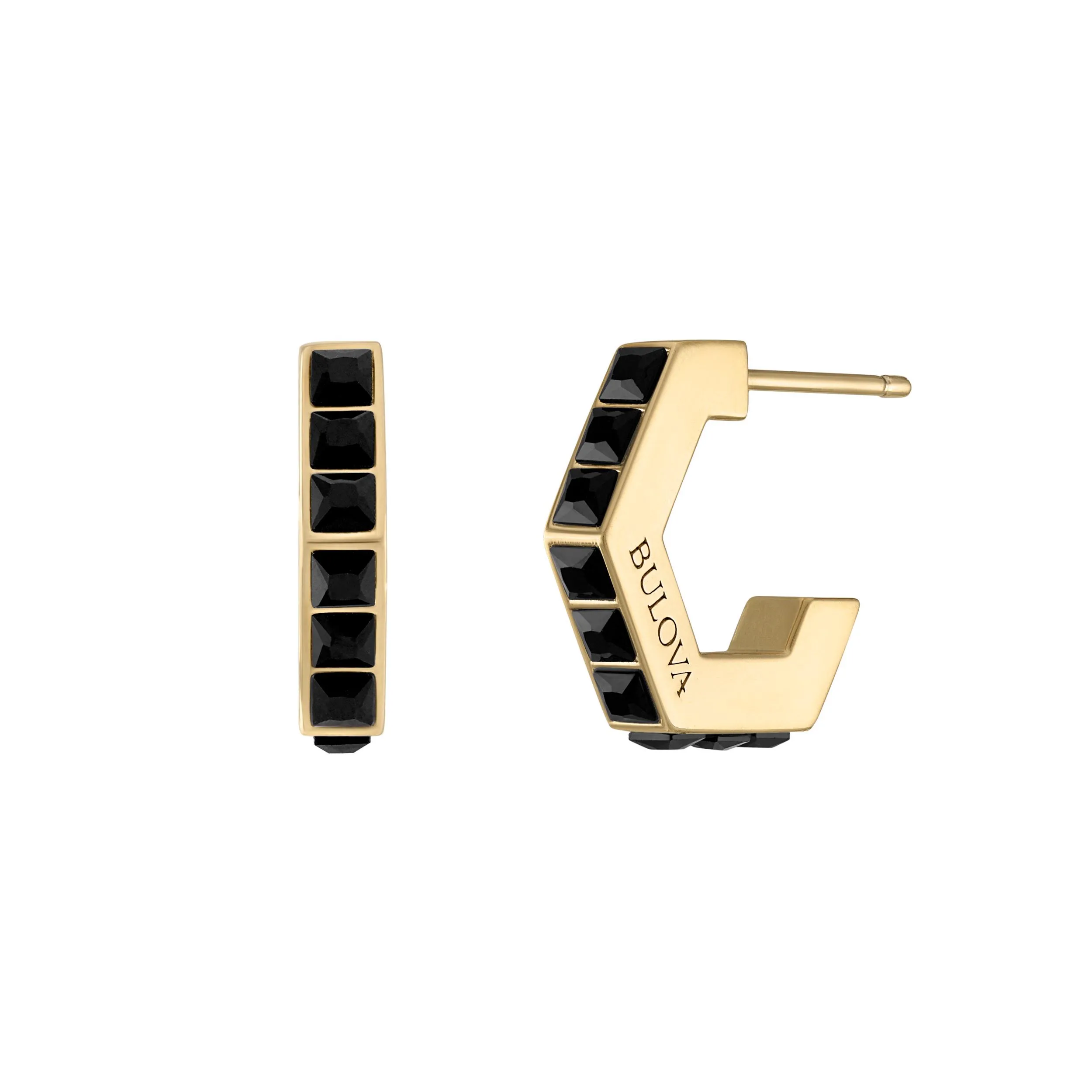 Bulova Jewelry Icon Stainless Steel Earrings