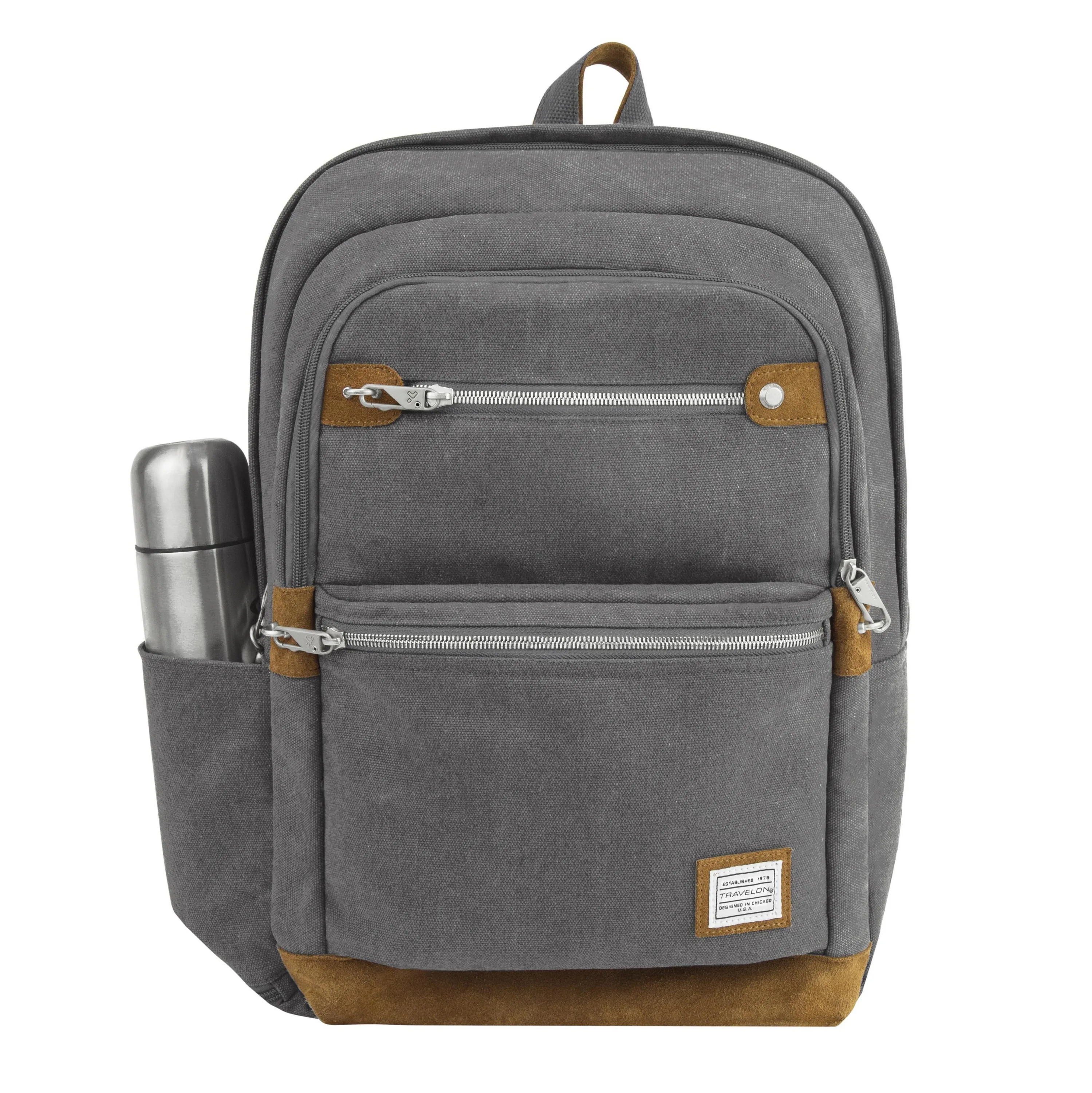 Travelon Anti-Theft Pewter Heritage Backpack
