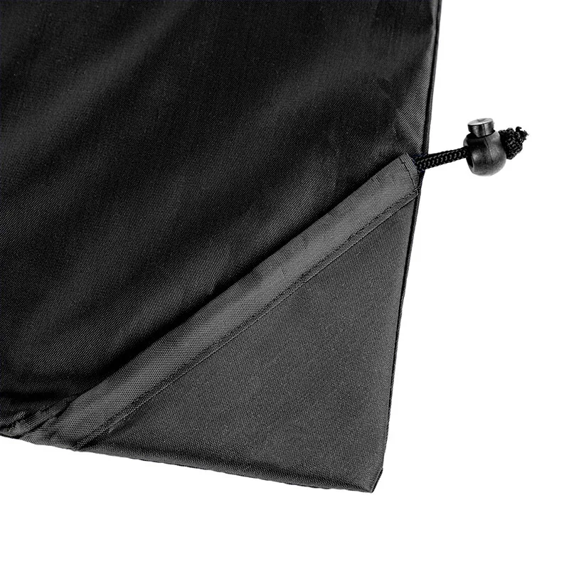 Black Blank Front Angle View