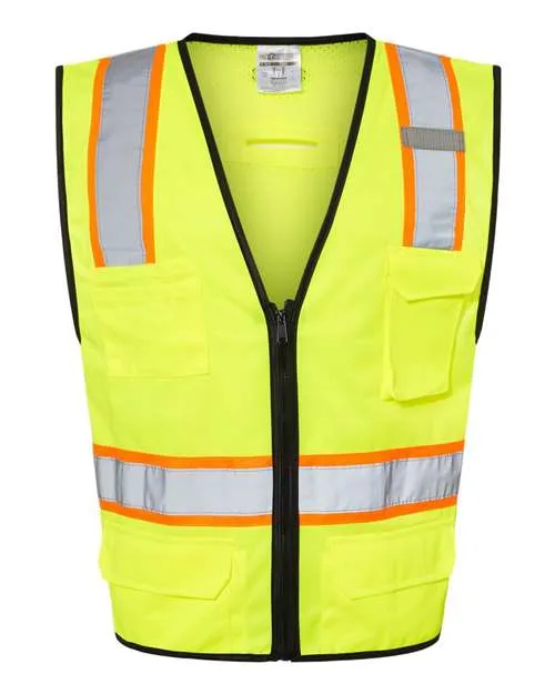 Kishigo® Unisex 6 Pocket Contrast Class 2 Vest