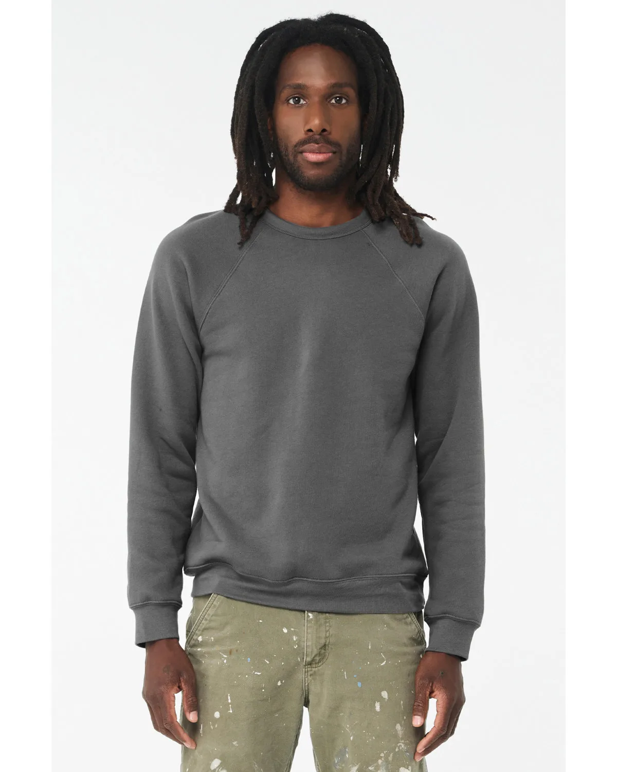 BELLA+CANVAS Unisex Sponge Fleece Crewneck Sweatshirt view 2