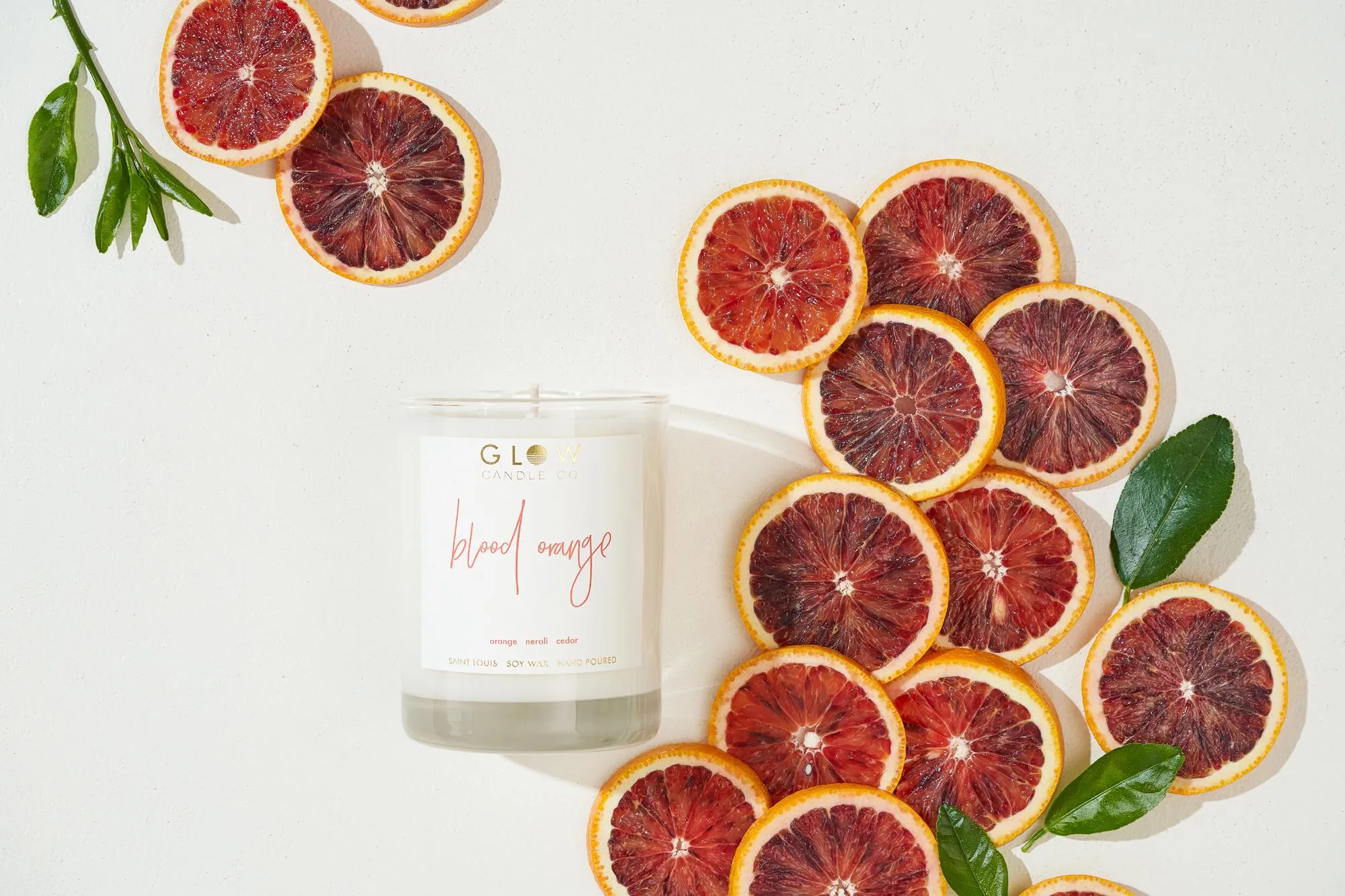 Glow Candle Company 14Oz Blood Orange Soy Candle