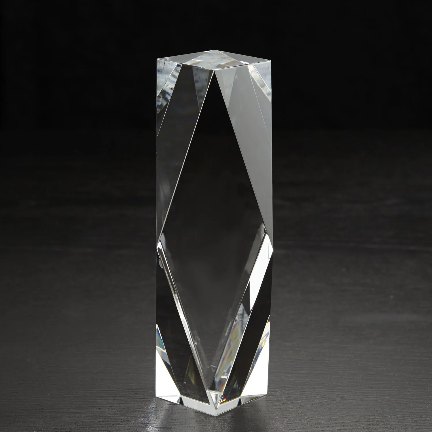 Medium Chairmans 3D Crystal Award view 3