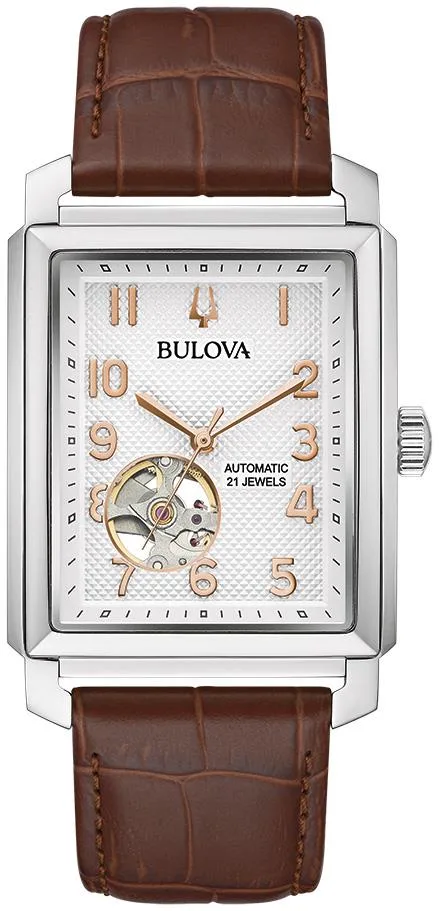 Bulova Watches Men's Automatic Classic Leather Strap