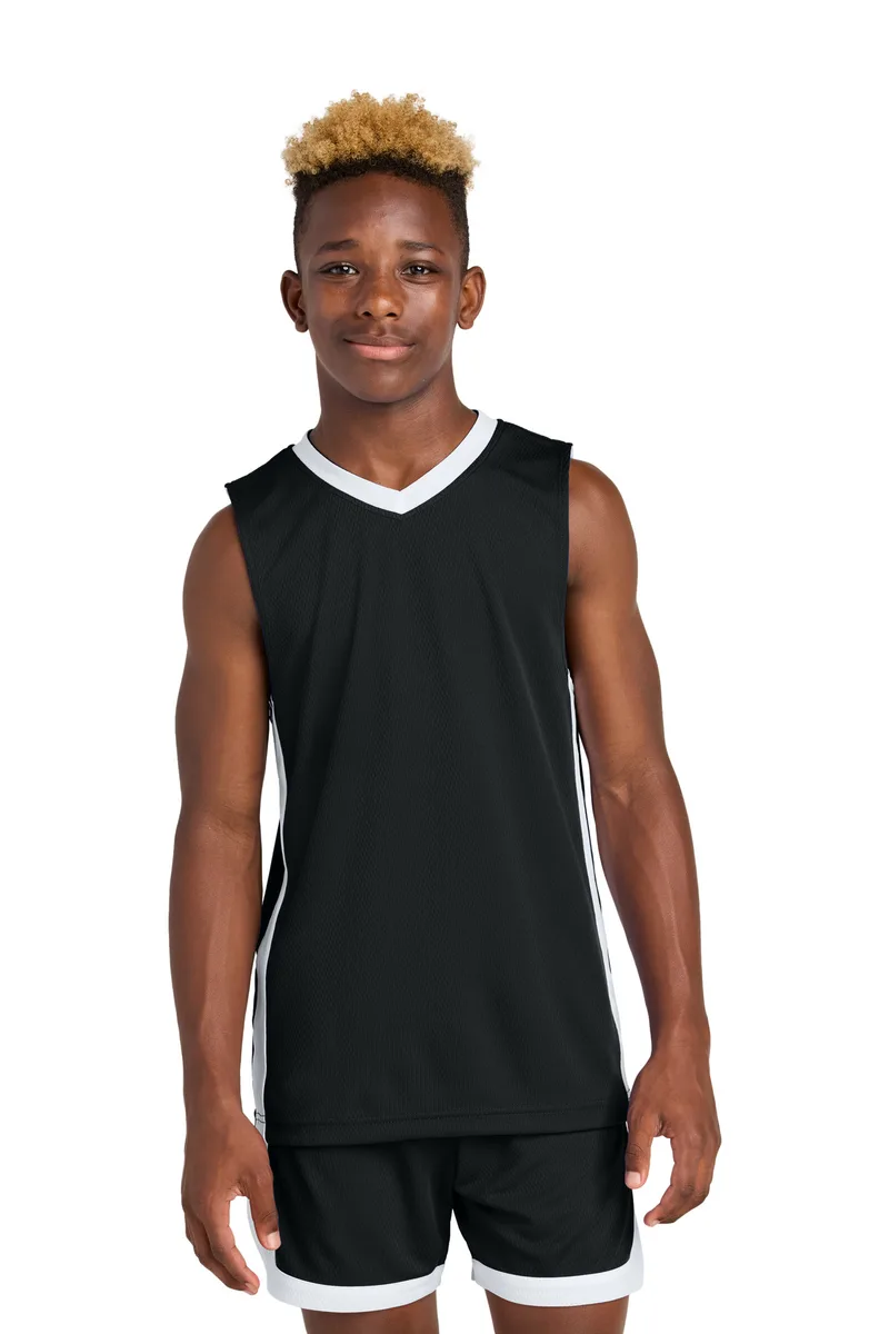Sport-Tek® Youth Rival Basketball Rev Jersey