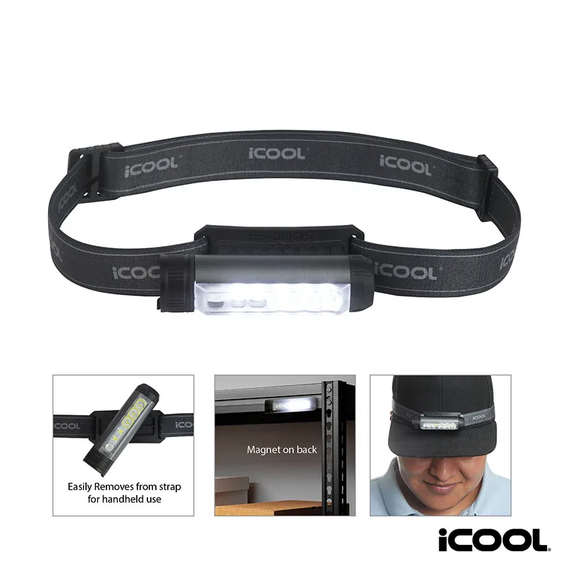 iCOOL Templeton Rechargeable LED Headlamp
