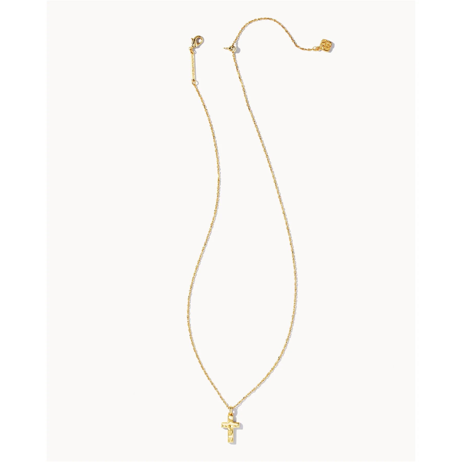 Kendra Scott Cross Pendant Necklace in Gold