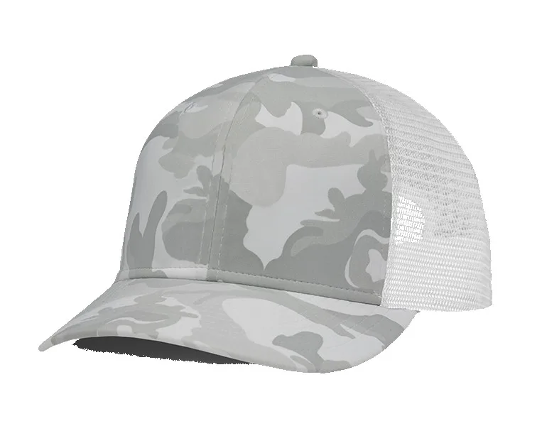 Tonal Camo Traditional Structured Low-Profile Mesh Back Cap view 2
