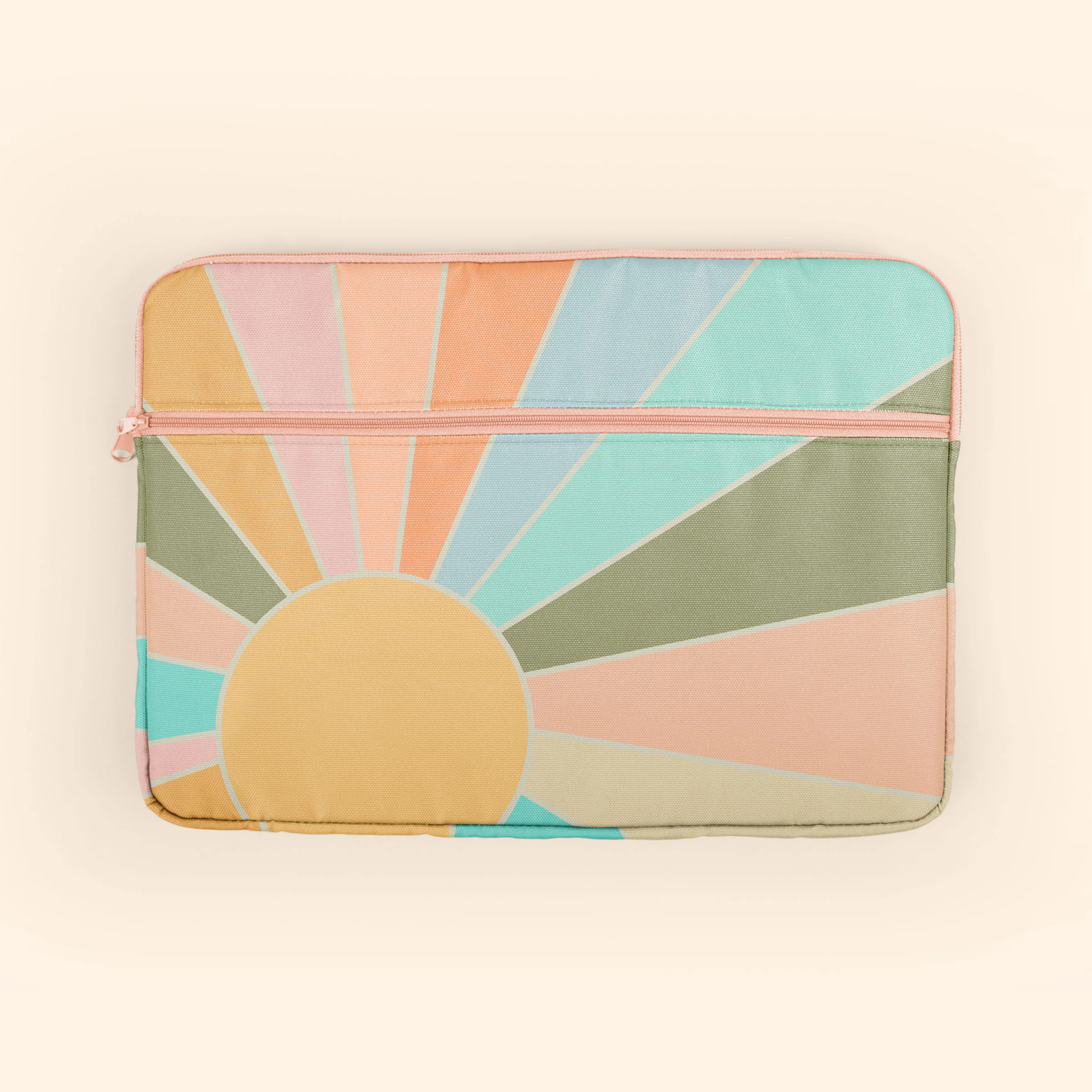 Zippered Pocket Laptop Sleeves - 4cp Poly - Large - 15" view 2