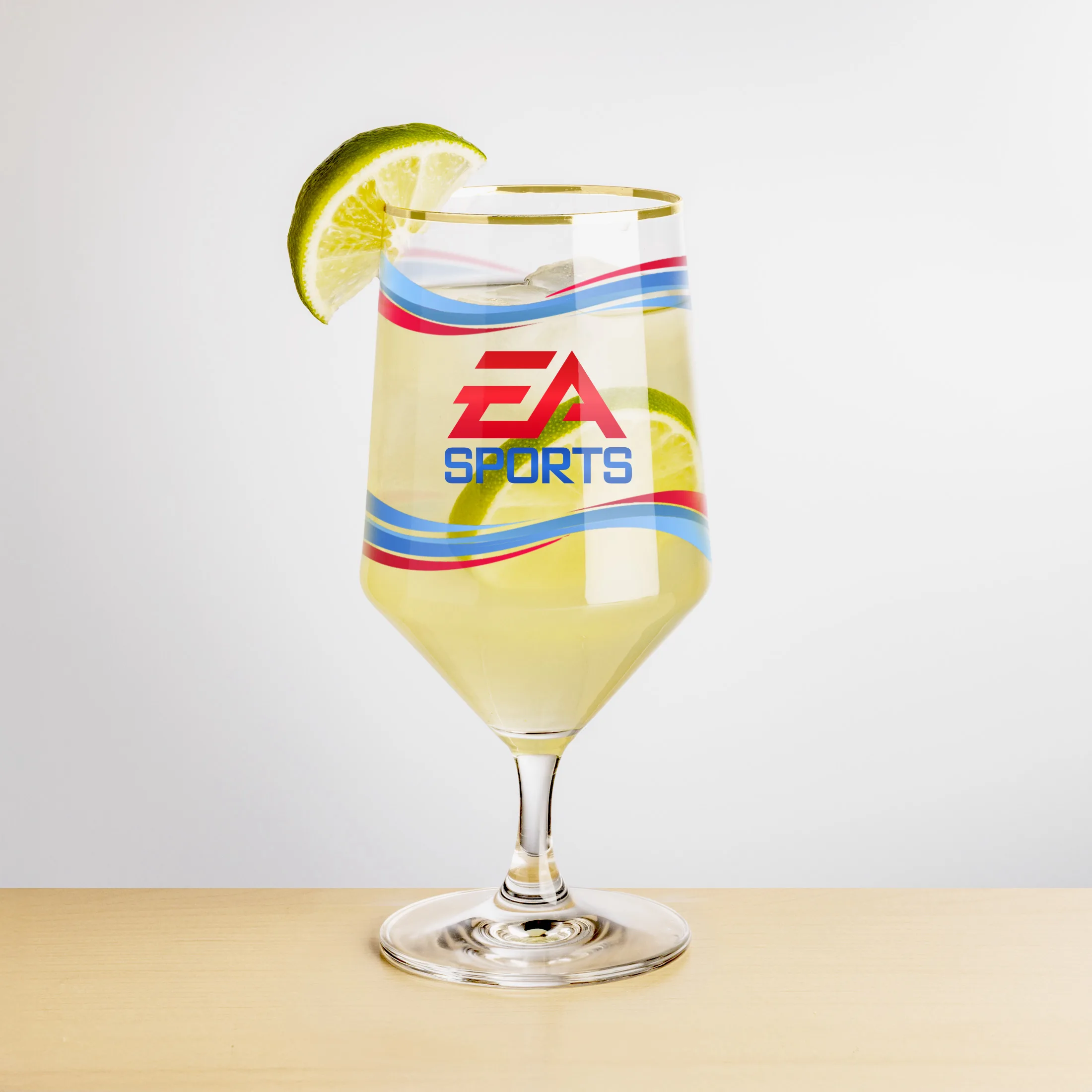 Glass Only, VividPrint™ Full Wrap, Gold, 15 oz