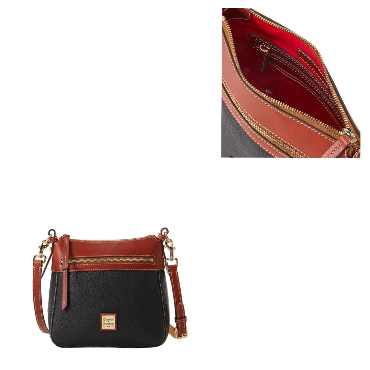 Dooney & Bourke Pebble Grain Crossbody 25 Bag - Black