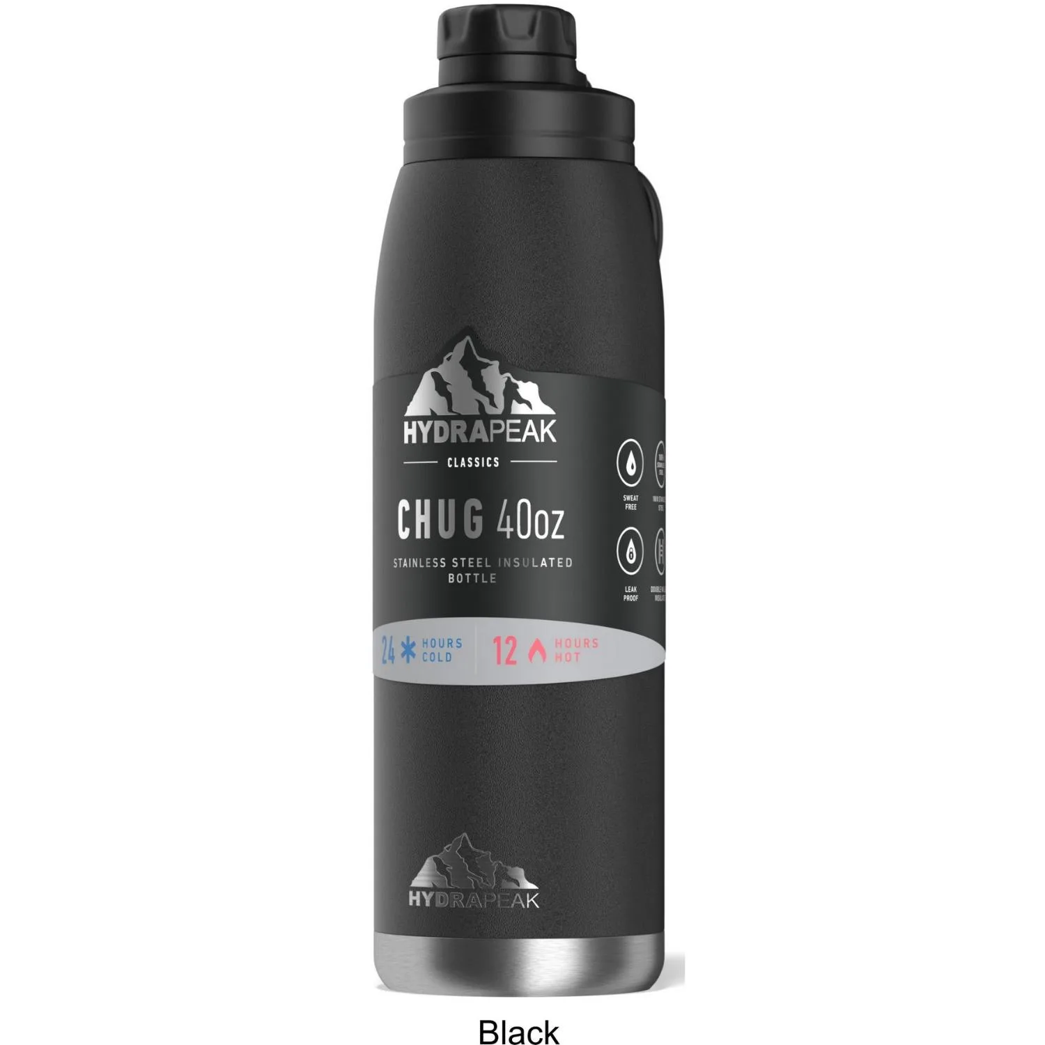 40 oz Hydrapeak® Stainless Steel Insulated Water Bottle view 5