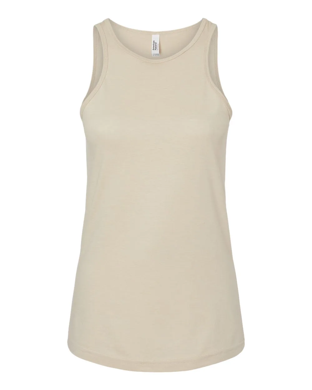 American Apparel® Ladies' CVC Racerneck Tank Tops view 4