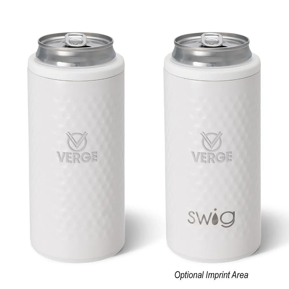12 Oz. Swig Life™ Golf Ball Skinny Can Cooler view 2