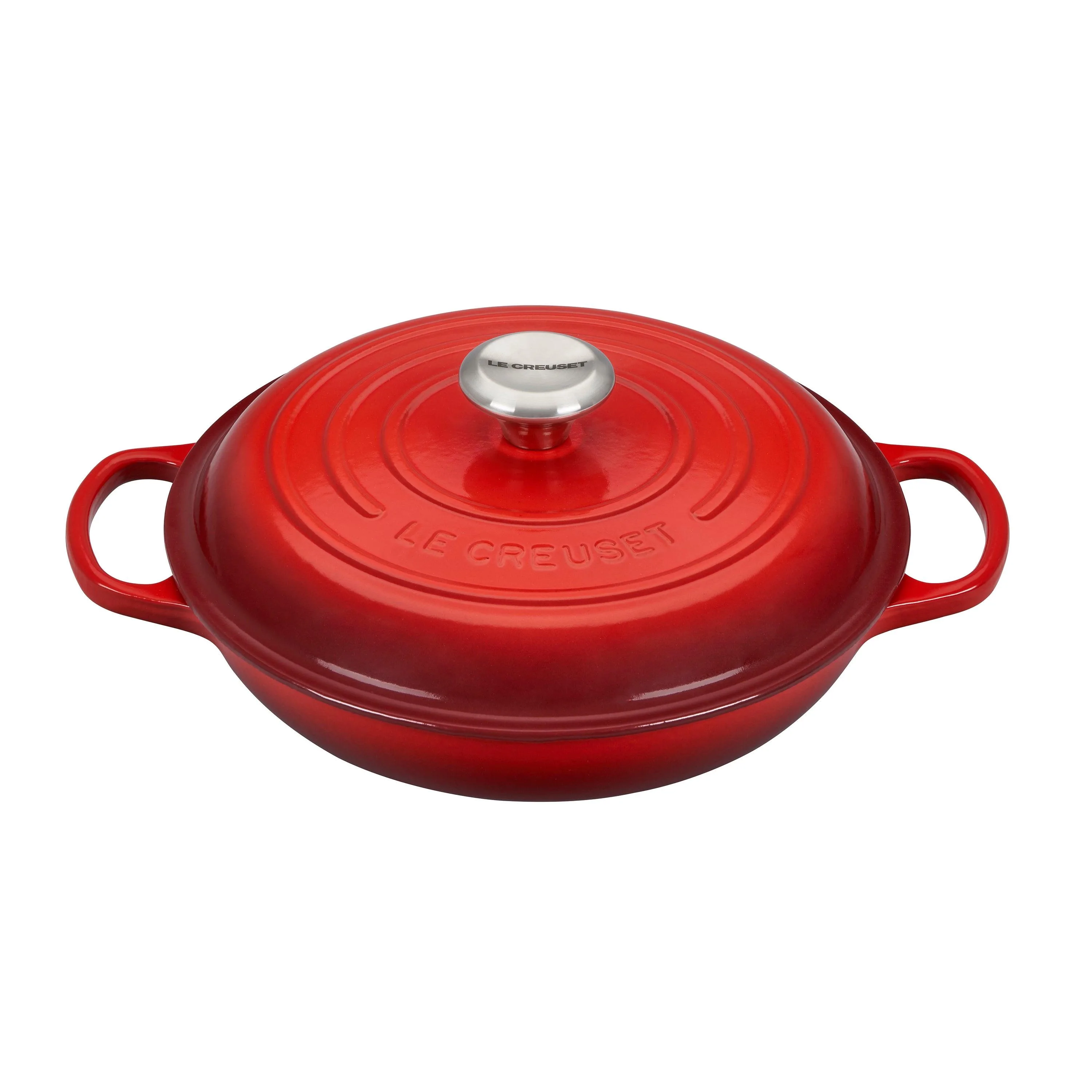 Le Creuset 2.25Qt Signature Cast Iron Braiser Cerise