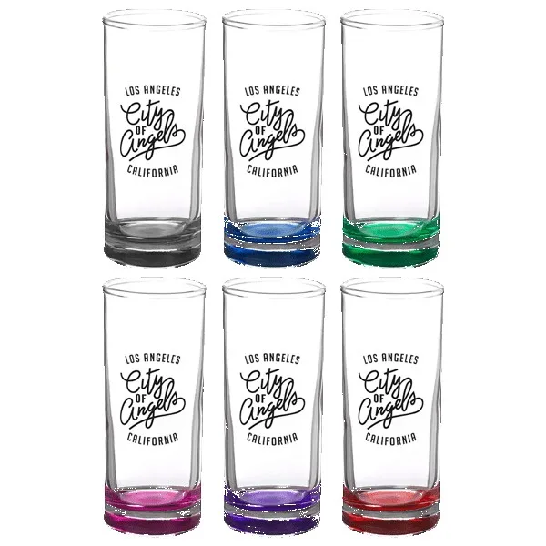Agave 2.5 oz Lexington Shooter Glass with Color Bottom