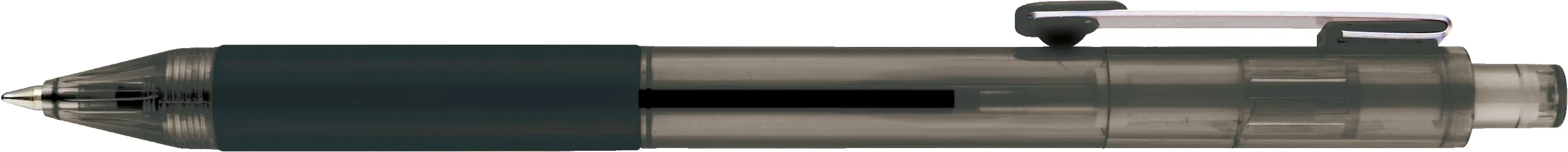 Translucent Black/Silver Blank Side View