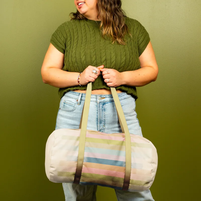 Small 4CP Pigment Dyed Canvas Darling Duffel view 2