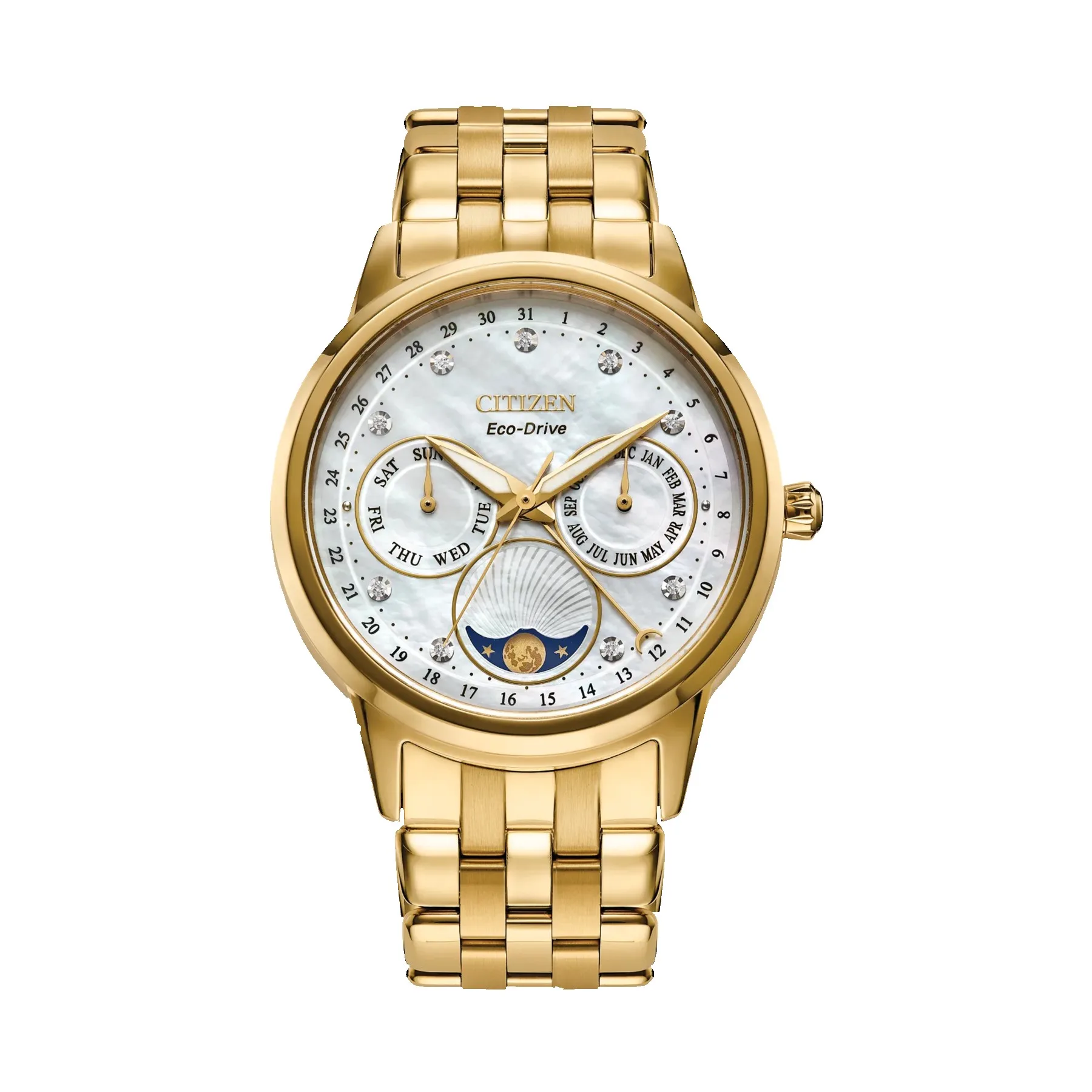 Citizen Women's Calendrier Stainless Steel Watch