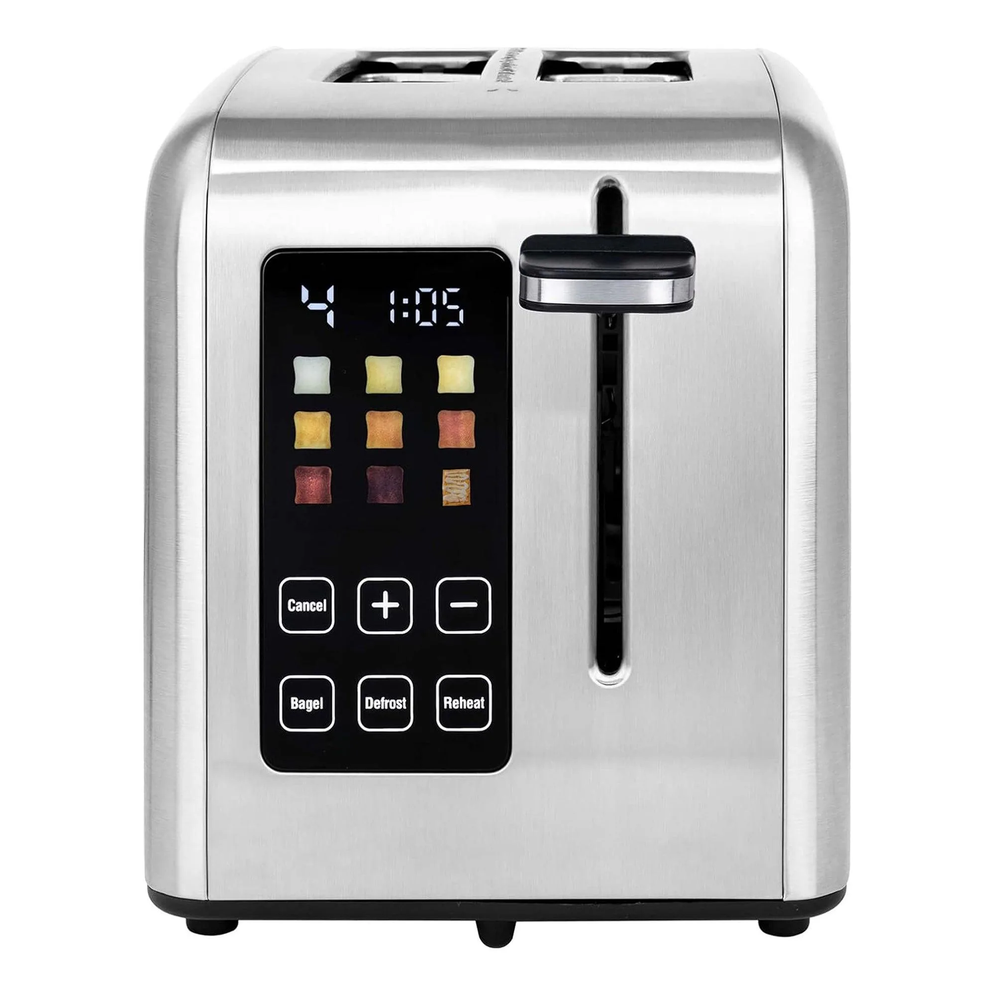 Kalorik® 2 Slice Rapid Toaster W/ Lcd Display Stainless Steel