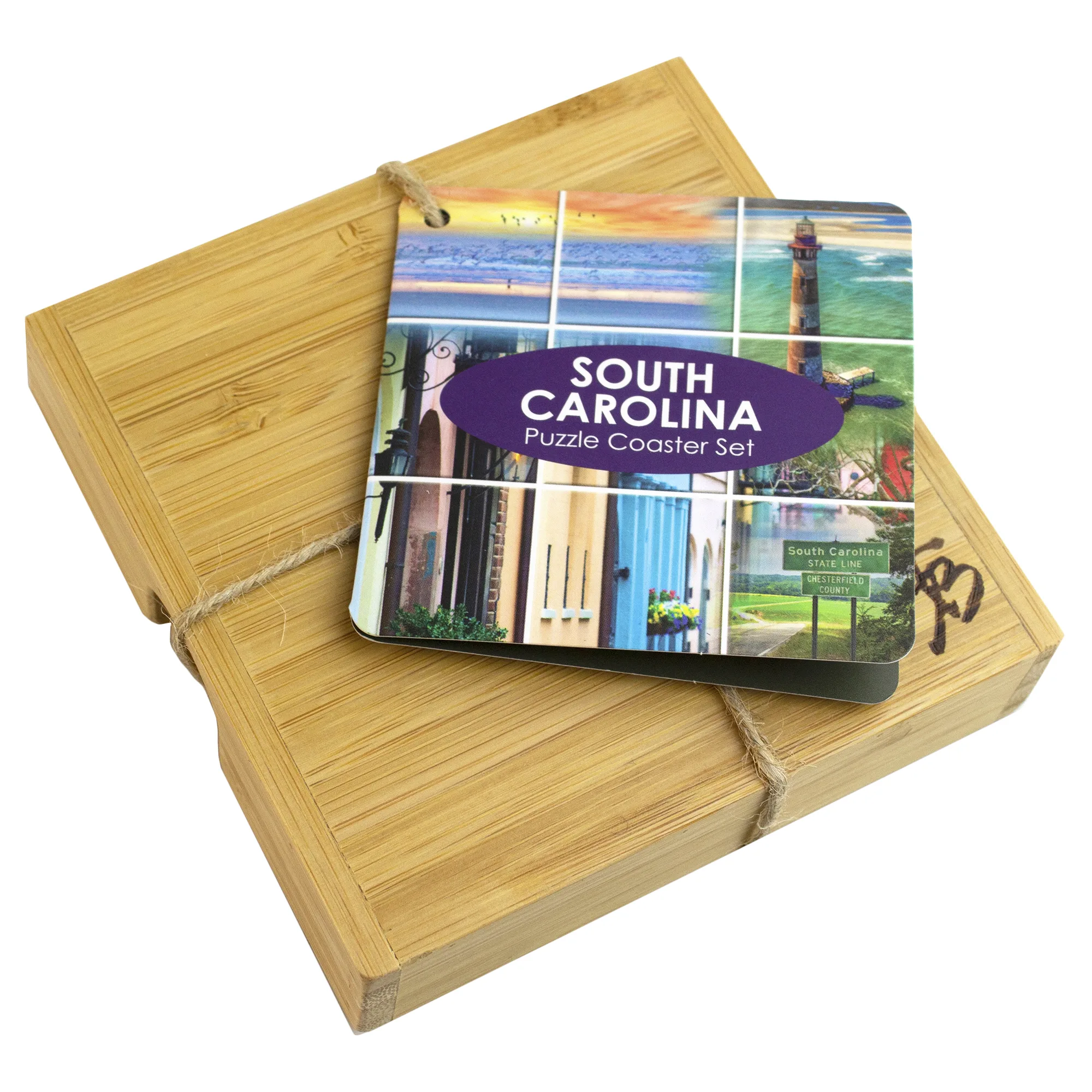 South Carolina Puzzle Coaster Set view 5