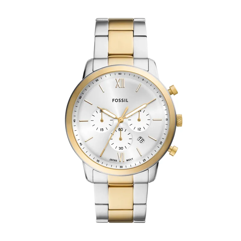 Fossil Men's Neutra Chronograph Two-Tone Stainless Steel Watch