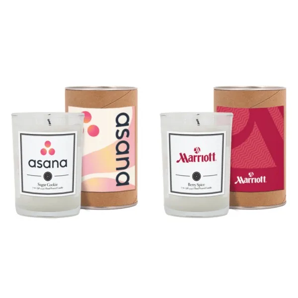 8 oz. Scented Tumbler Candle in a Cardboard Gift Tube w/ Metal Lid view 2