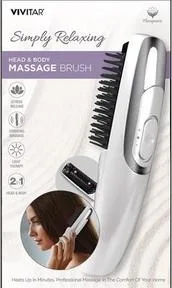 Vivitar® Teal Head & Body Therapeutic Massage Brush