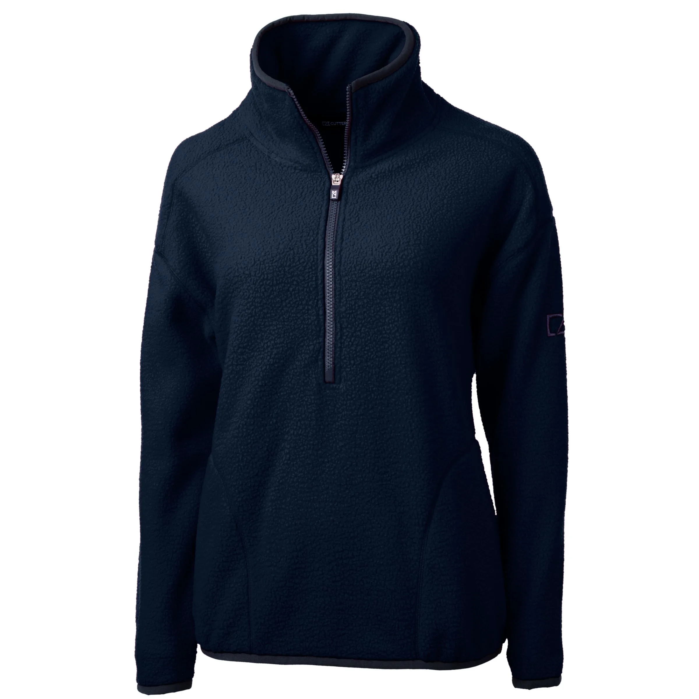 Cutter & Buck Cascade Eco Sherpa Womens Fleece Pullover Jacket view 3