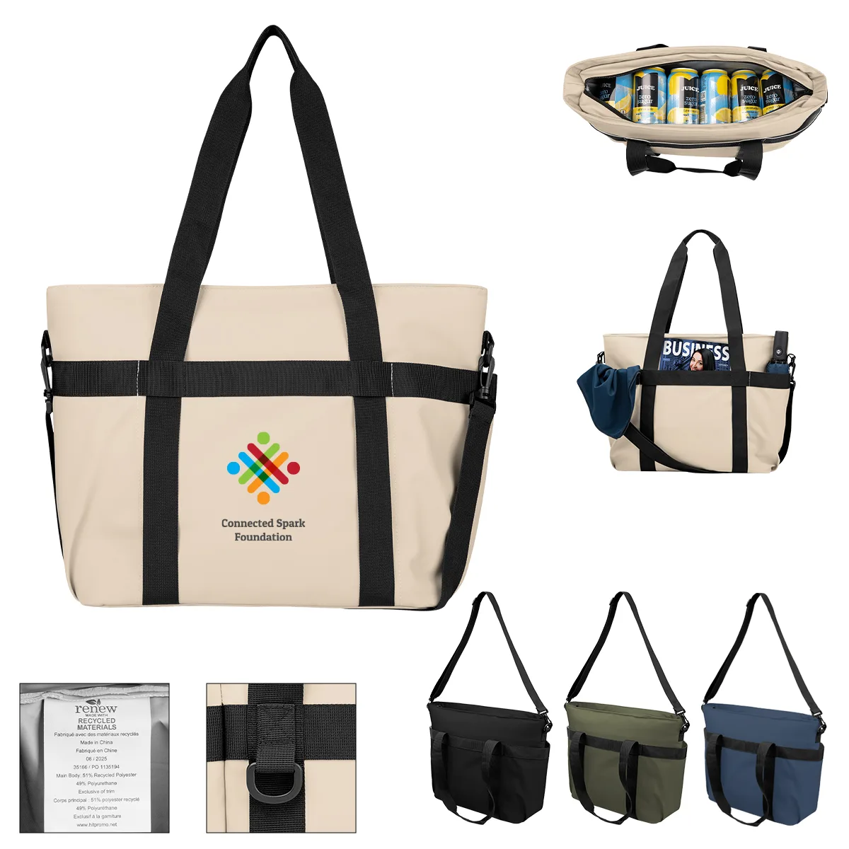 Hudson Rpet 36 Can Cooler Tote Bag view 2