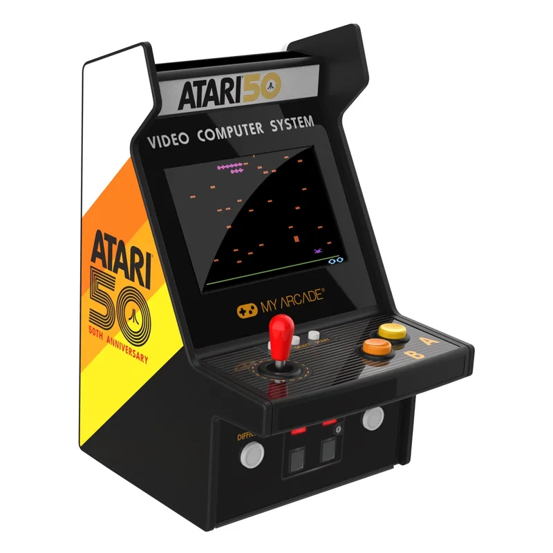 My Arcade Atari Micro Player Pro 6.8" Portable Retro Arcade W/ 100 Games