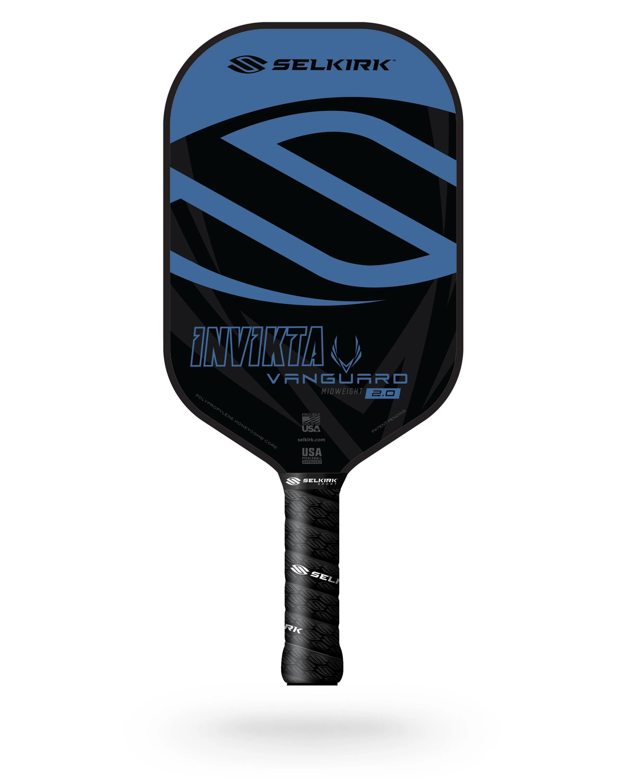 Selkirk Vanguard Hybrid Invikta Midweight Blue Note Pickleball Paddle
