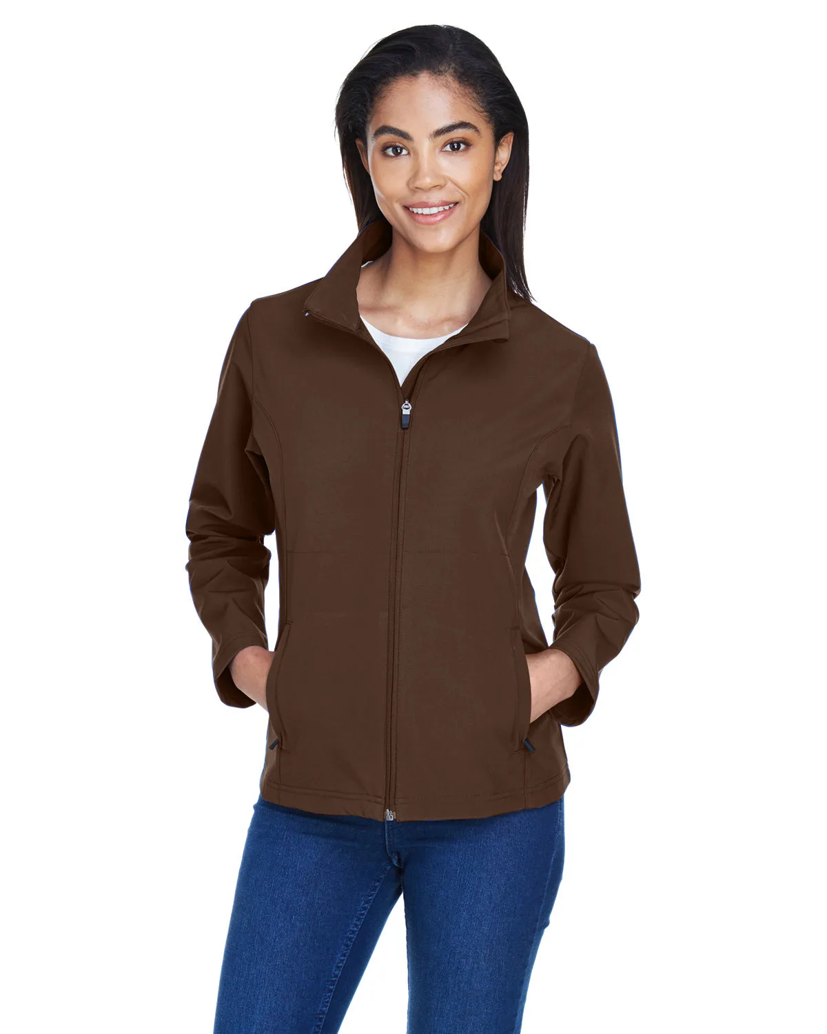 Team 365 Women's Leader Soft Shell Jacket view 5