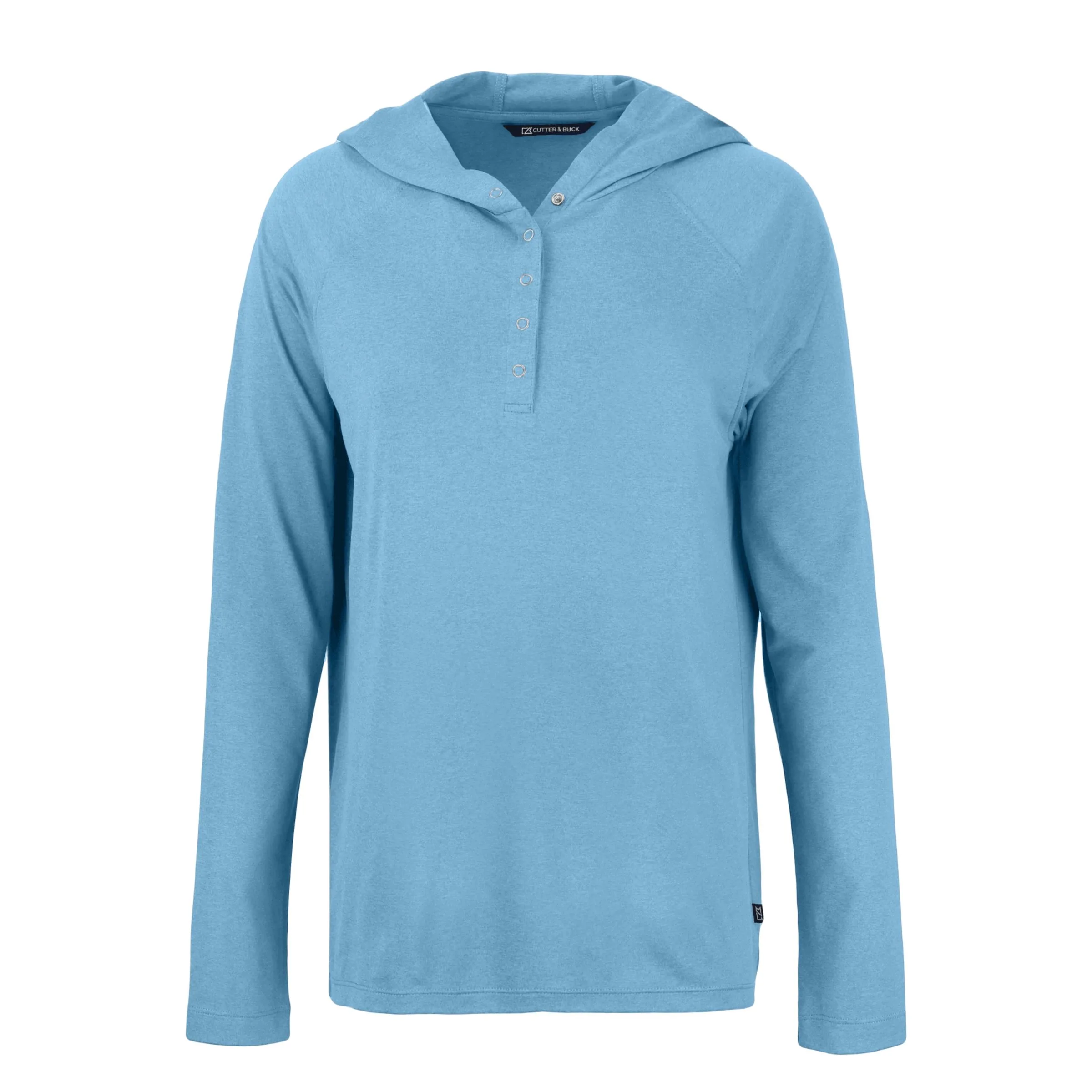 Cutter & Buck Coastline Epic Comfort Eco Recycled Womens Hooded Shirt view 6