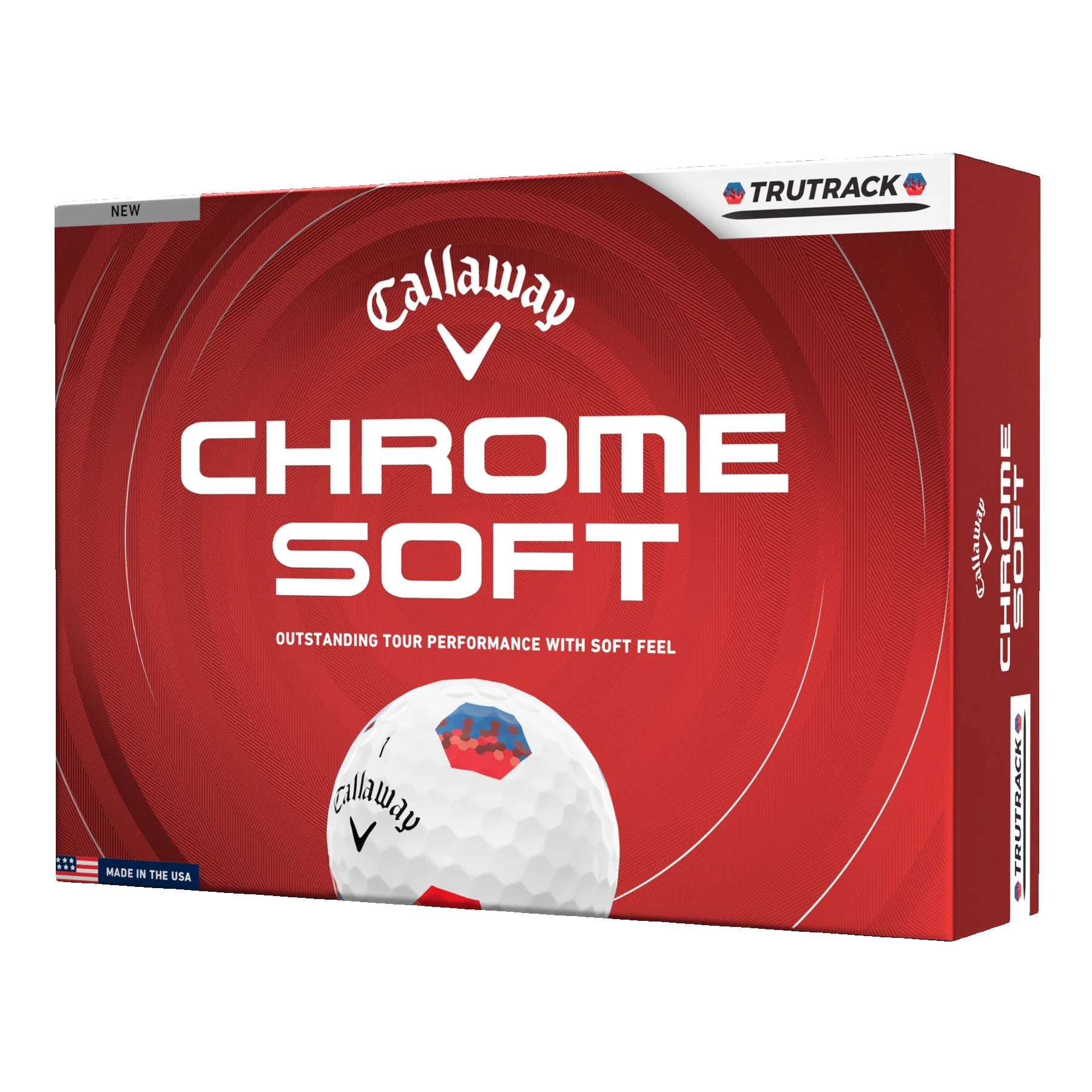 Callaway Chrome Soft TruTrack Golf Balls - White