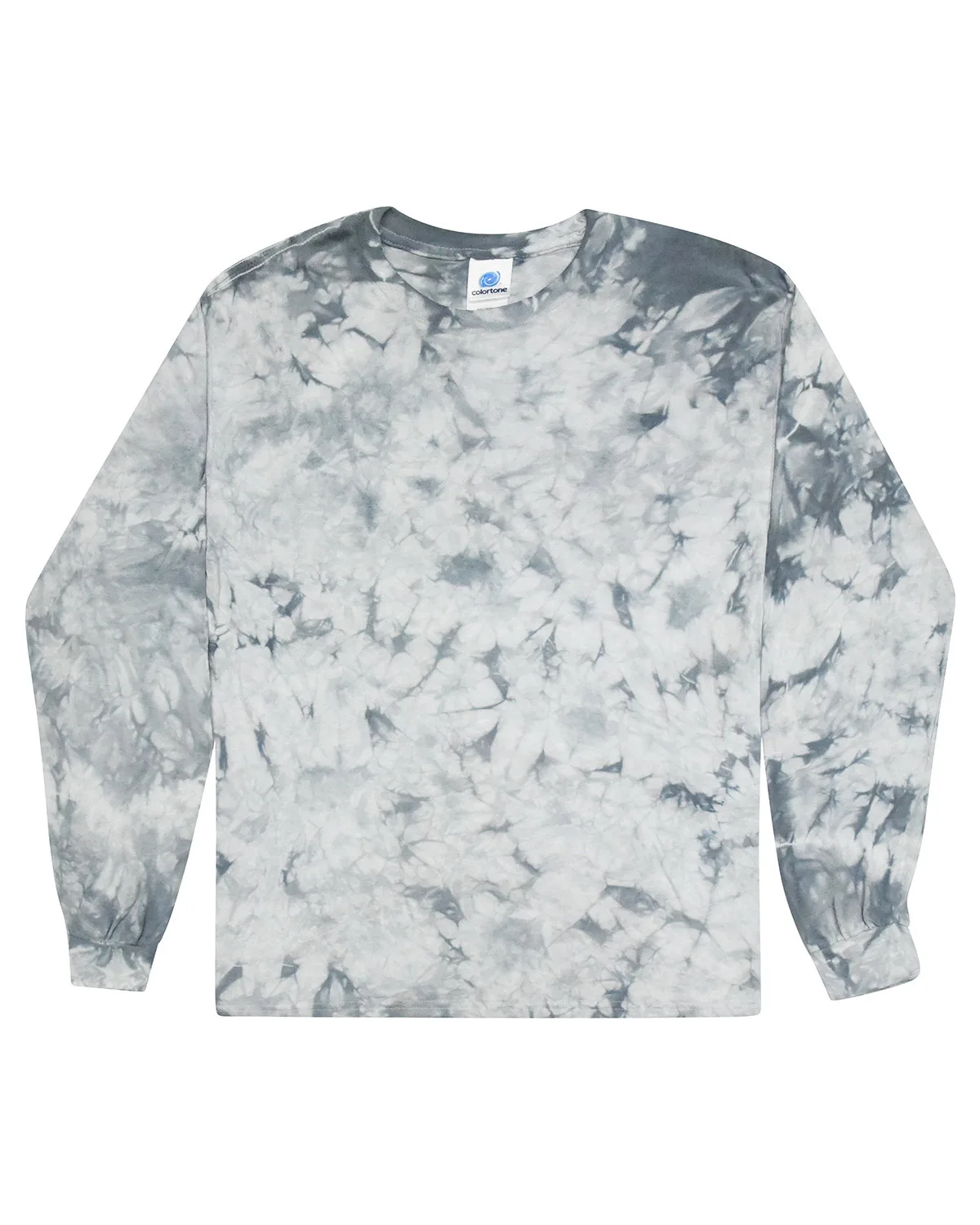 Tie-Dye Unisex Crystal Wash Long-Sleeve T-Shirt view 3