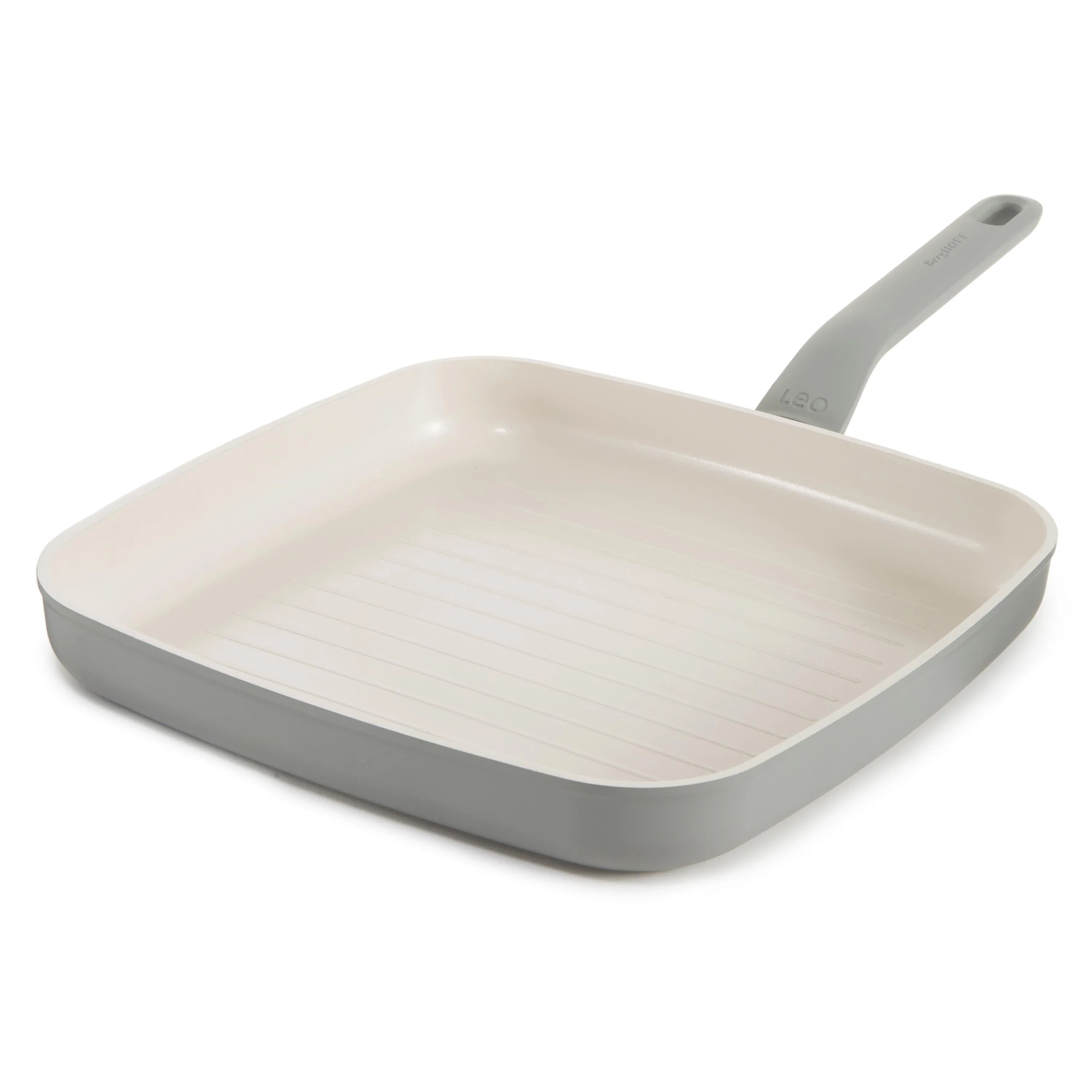 BergHoff Leo Balance Ns Ceramic Grill Pan 11", Recycled Aluminum, Moonmist