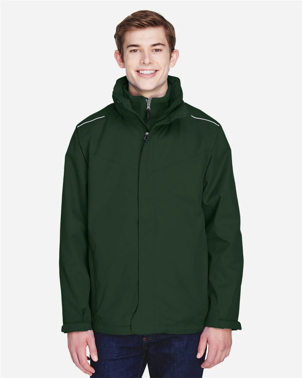 CORE365™ Men's Region 3-in-1 Jacket w/Fleece Liner view 2