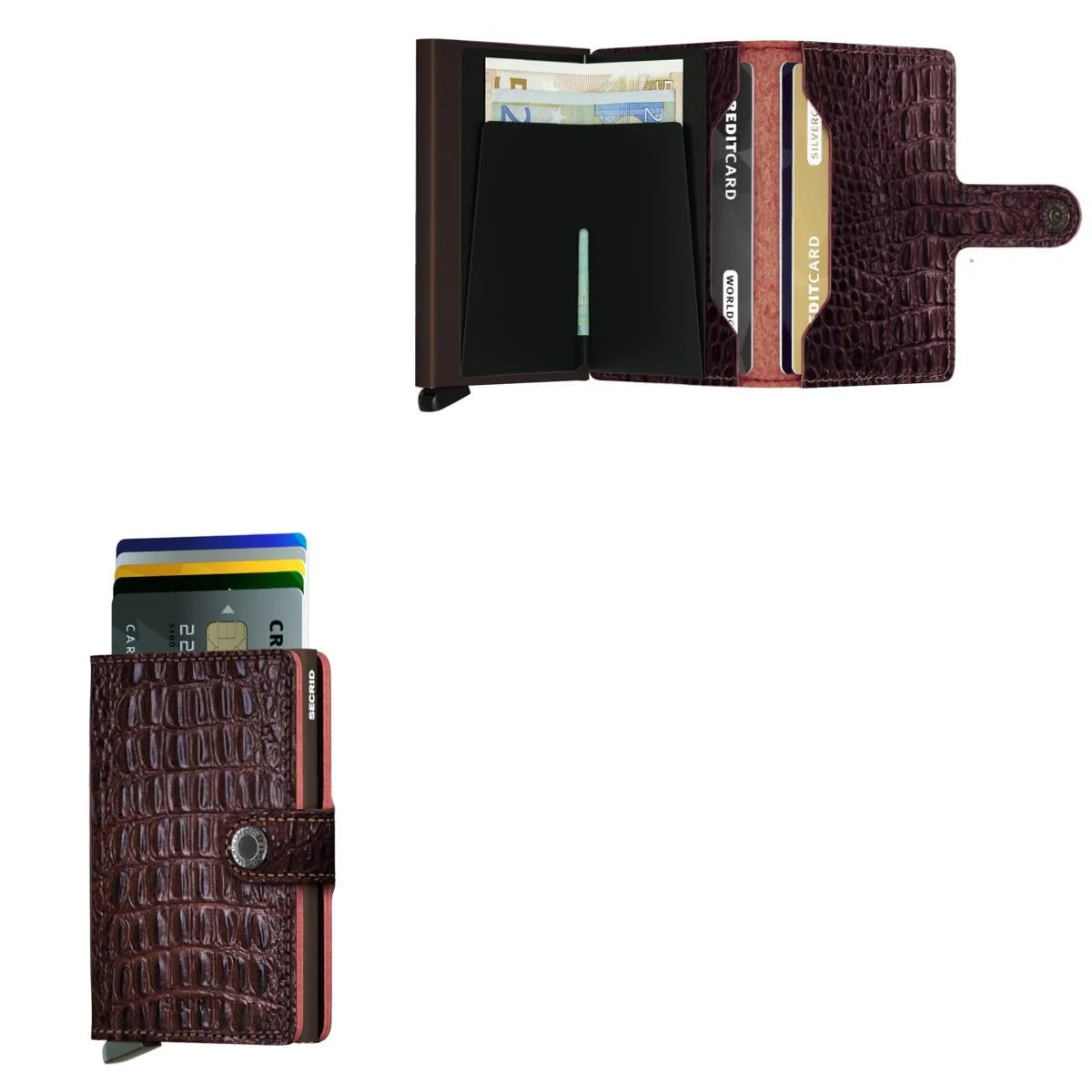 Secrid Miniwallet Nile - Brown