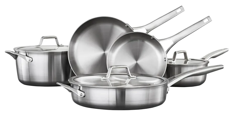 Calphalon Calphalon Premier Stainless Steel 8 Pc Cookware Set