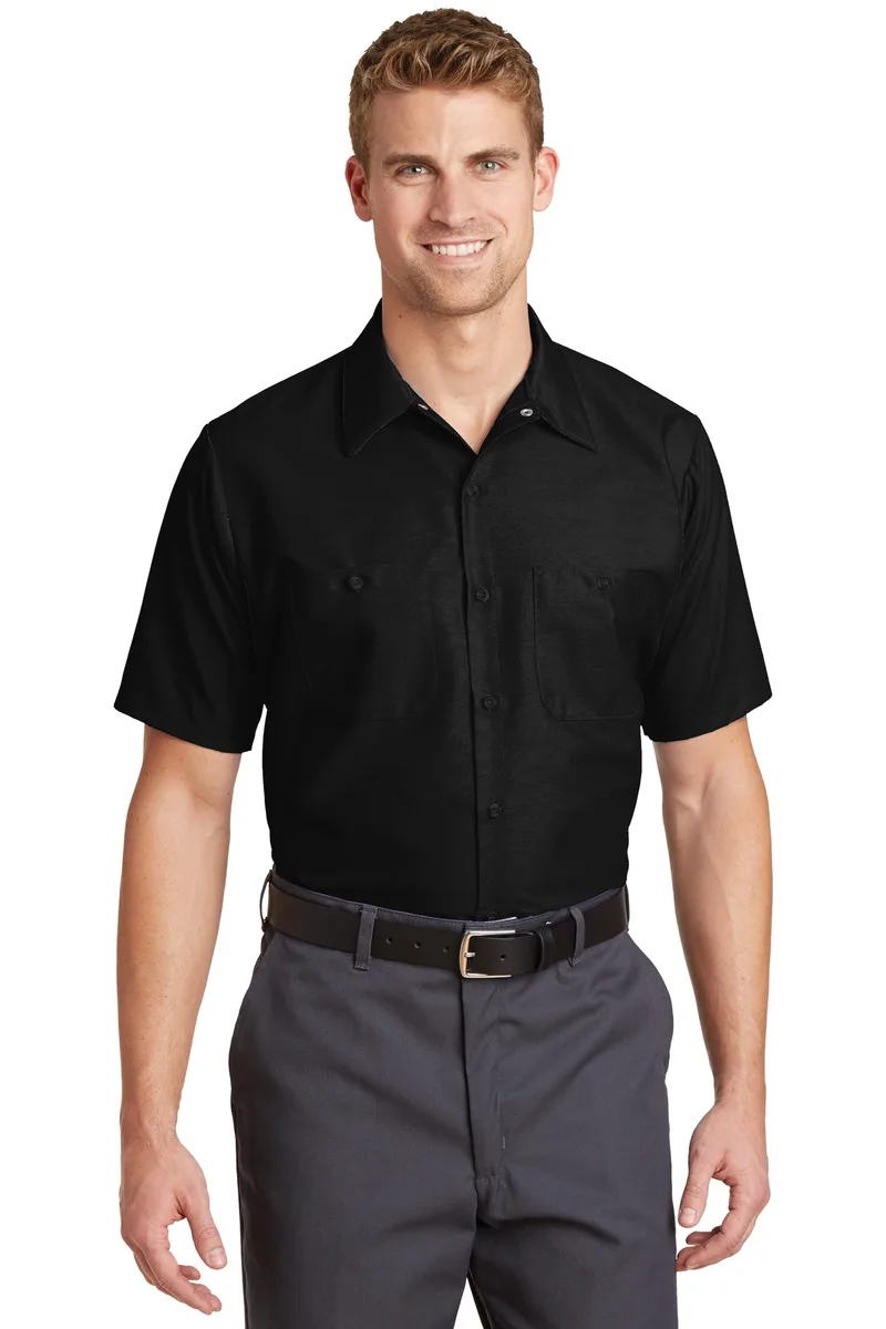 Red Kap® Long Size Short Sleeve Industrial Work Shirt.