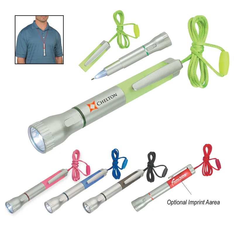 Flashlight With Light Up Pen