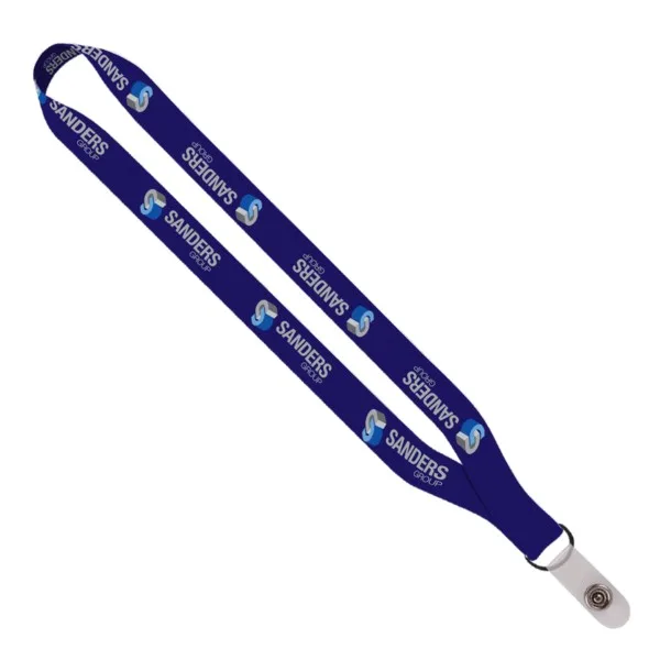 1" Polyester Dye Sublimated Lanyard view 5