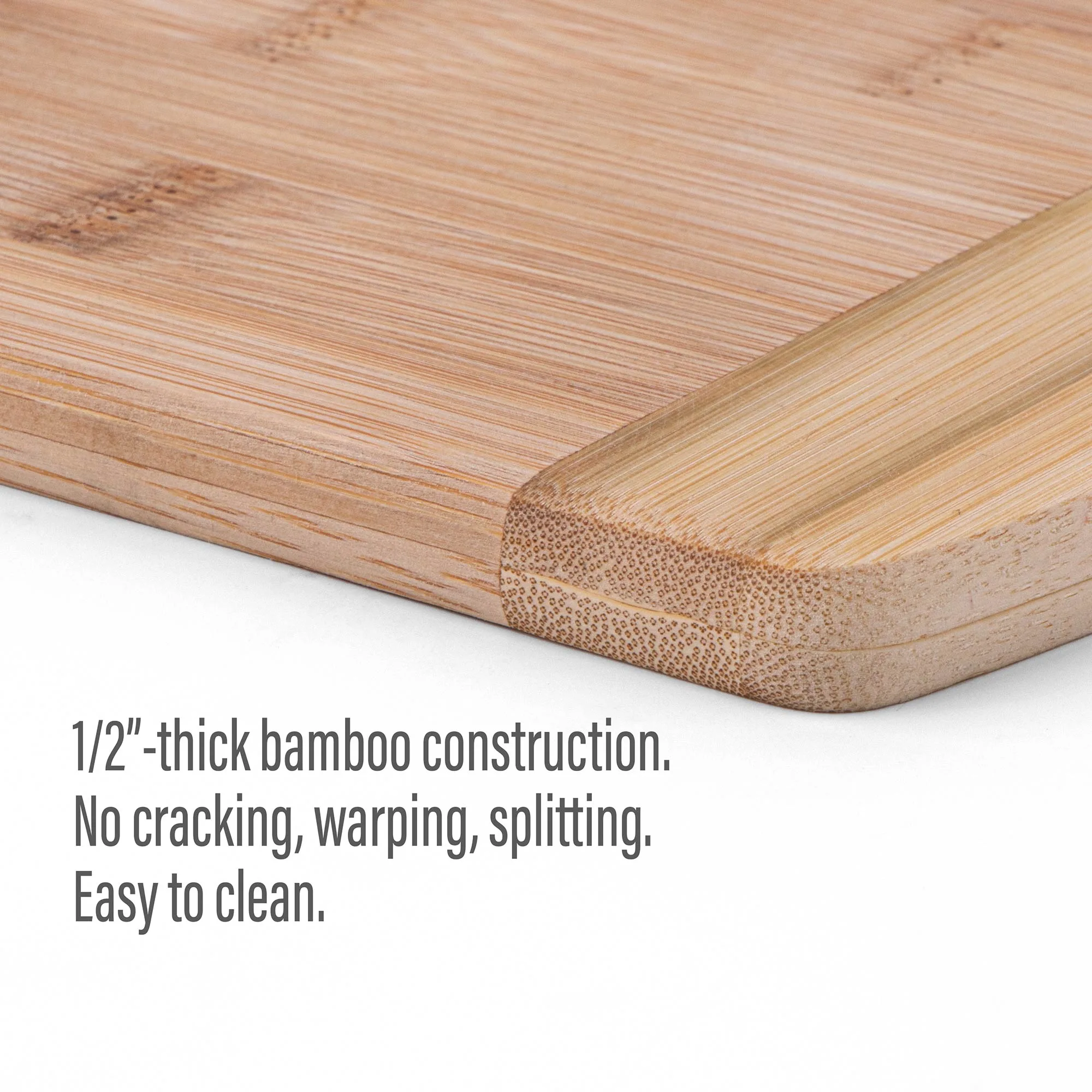 Bamboo Brown Blank Corner