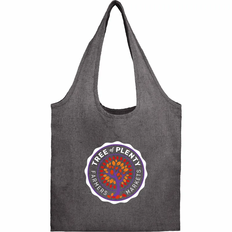 Recycled 5oz Cotton Twill Shopper Tote