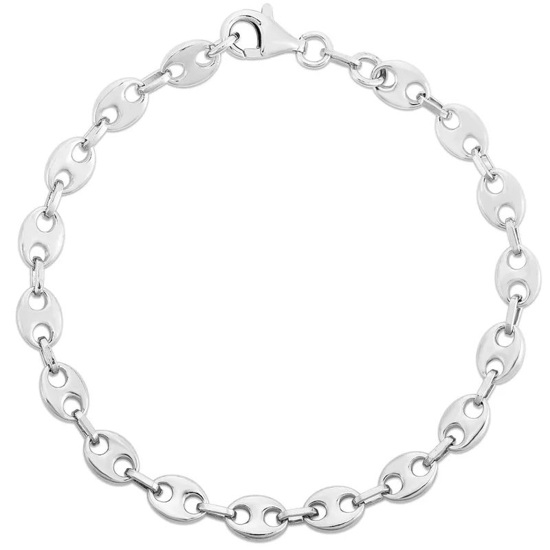 Jilco Inc Puffed Mariner Link Bracelet