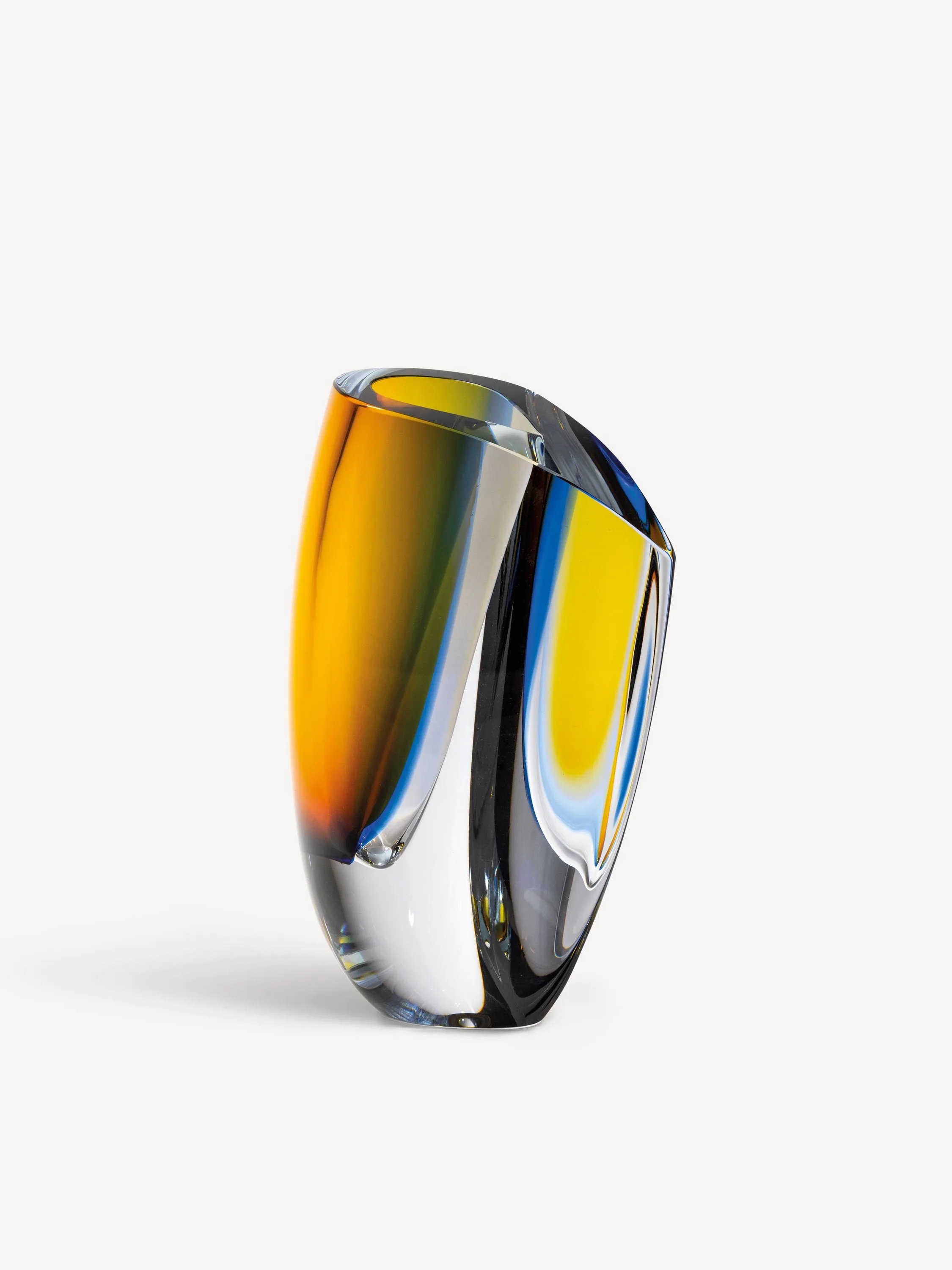 Kosta Boda Mirage Xl Blue/Amber