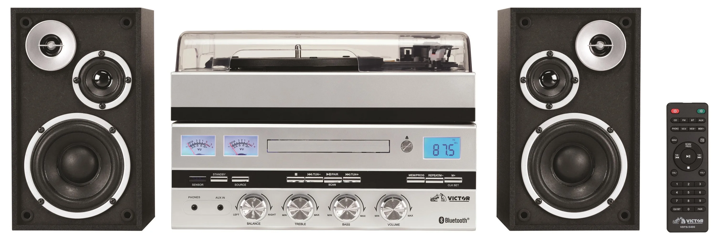 Naxa-Emerson-Victor Geneva Stereo Speaker System