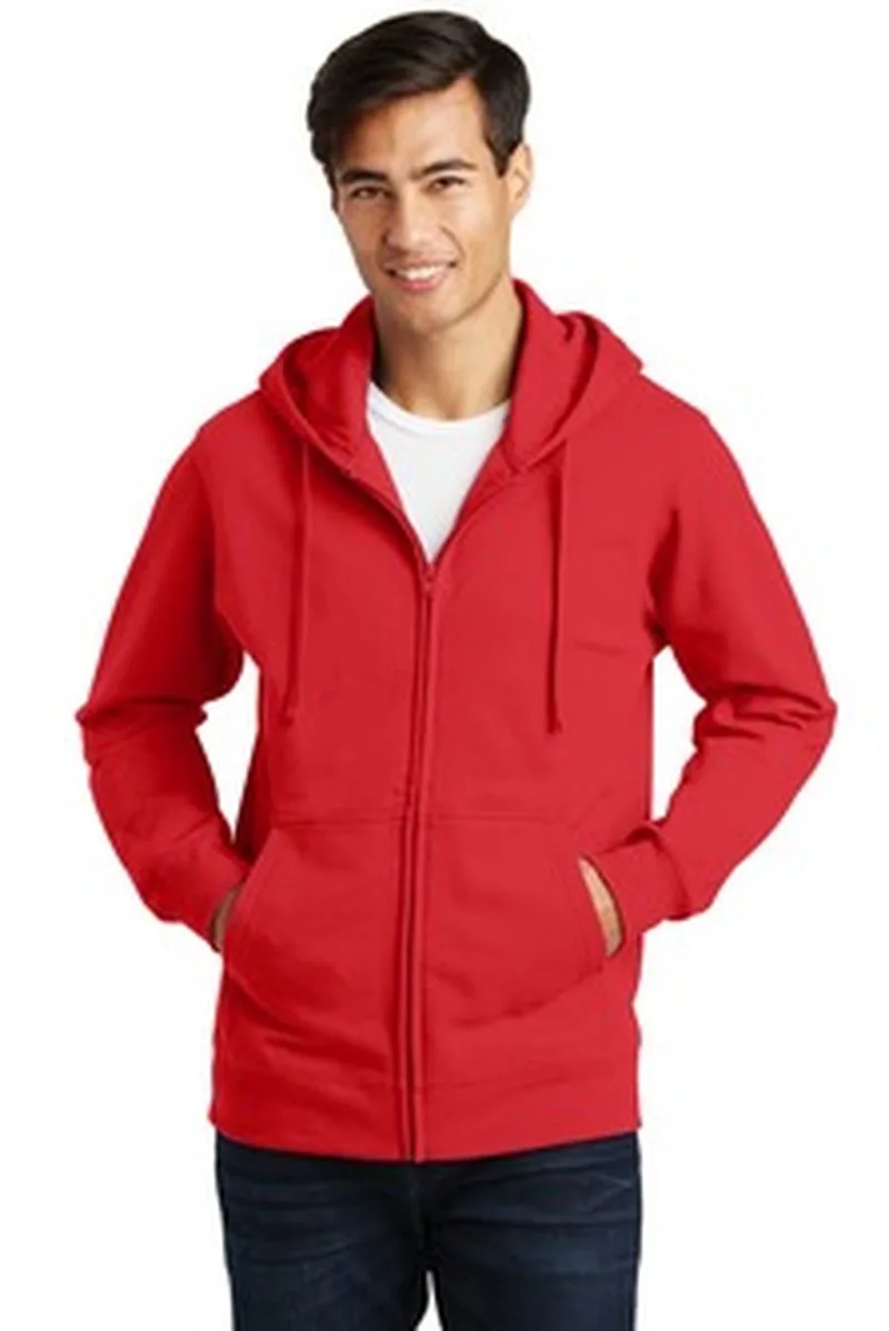 Port & Co™ Fan Favorite Fleece Full-Zip Hooded Sweatshirt.