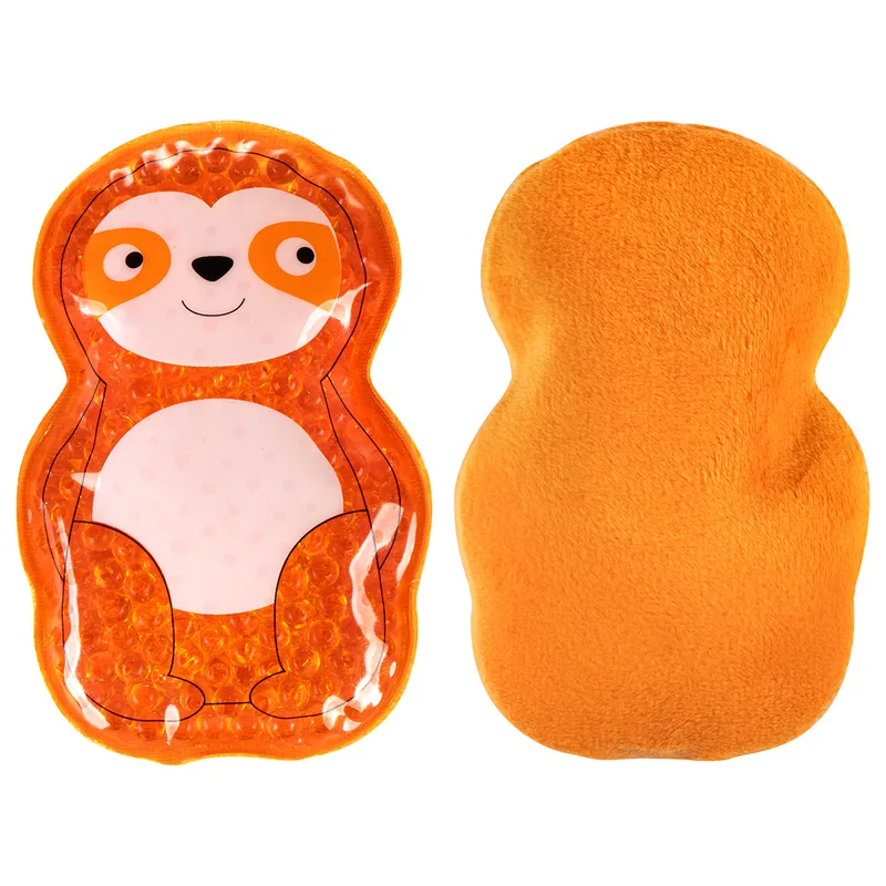 Plush Sloth Aqua Pearls™ Hot/Cold Pack view 2
